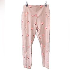 Victoria Secret Pink Leggings Peaches 🍑 Size Small